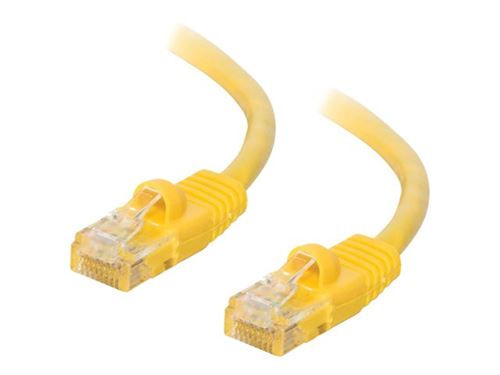 C2G Enhanced Cat5E 350MHz Snagless Patch Cable - cordon de raccordement - 15 m - jaune