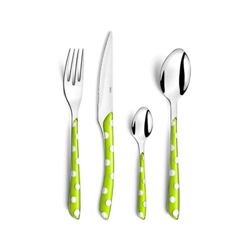 Amefa valisette de 24 couverts - vert eclat 520356