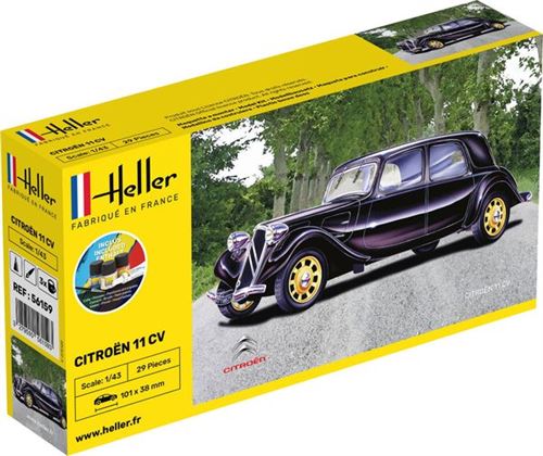Heller - Citroen 11 CV Maquette, 56159, Gris
