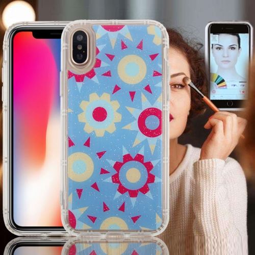 iPhone X Coque Protection TPU Fleurs ALS48234