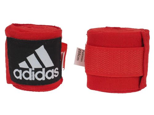 Bandage boxe Adidas Bandes de maintien rge 255cm Rouge Taille