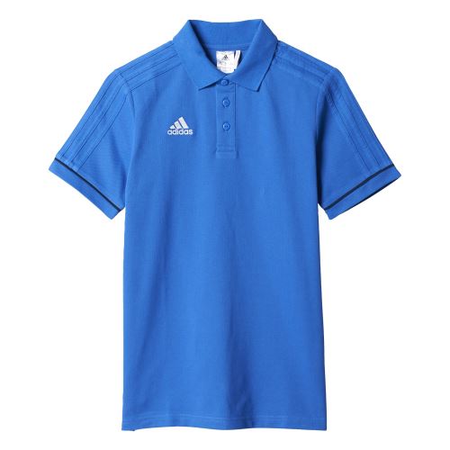 Polo junior adidas Tiro17 Bleu