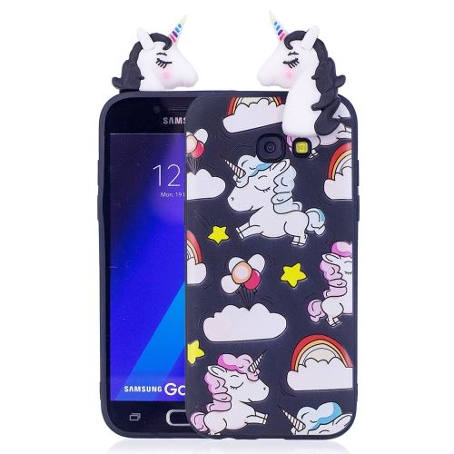 Galaxy A5 (2017) Coque Protection TPU Licorne 3D Noir ALS51381