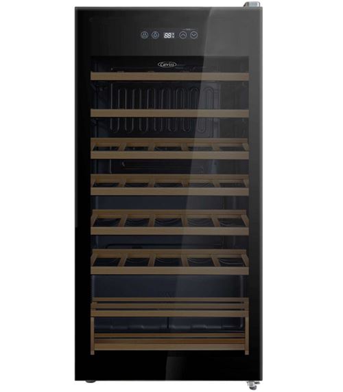 Caviss S134MBE4 - Cave à vin - pose libre - largeur : 48 cm - profondeur : 44 cm - hauteur : 84.2 cm - 93 litres - classe G - noir