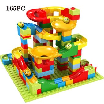 Blocs De Construction Enfants, Slide Variety Building Blocks Piste Puzzle Enfants Jouets Éducatifs pour Les Garçons Et Les Filles Âgés De 3 4 5 6 7 8 9 Ans - 1