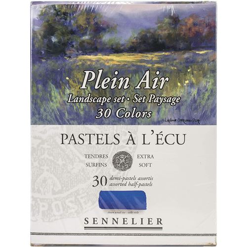 Bo&icirc;te De 30 Demi-Pastels A L'&eacute;cu - Paysages De Campagne - Sennelier