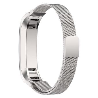Bracelet Magnétique Acier Inoxydable Argent Pour Fitbit Alta / Alta HR - WITH IT