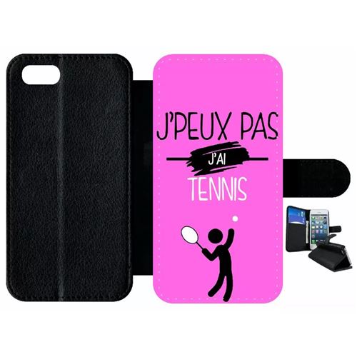 Etui à rabat apple iphone 8 j peux pas j ai tennis 9