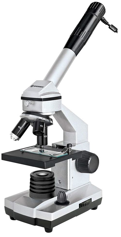 Microscope optique pour enfants, Microscope 1200X avec bouteilles de  collecte de lumière LED, 12 diapositives pour – acheter aux petits prix  dans la