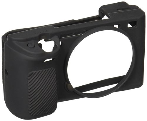 EasyCover – Housse Couverture de silicone (Caisse de la Chambre, caisse de la Chambre, boîtier de la peau) Par Encargo pour Sony Alpha a6300 (Noir)