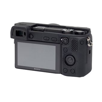 vhbw Beschermhoes compatibel met Sony Alpha A6300, A6000 camera - hoesje, siliconen, zwart