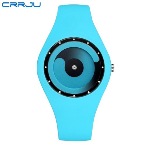 Montre Homme Femme Sport Quartz #2136 Bleu