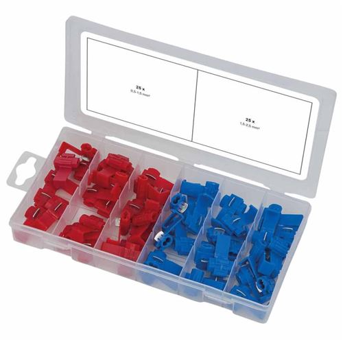 KS Tools 50 pcs Assortiment de connecteurs de dérivation