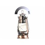 Lampe-tempête rétro à pétrole 24 cm Anika - aspect Bronze - Matériels de camping et randonnée - Achat & prix