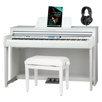 Classic Cantabile UP-1 WM Piano Droit Numérique - 88 Touches Clavier  électronique à marteaux - Synthetiseur avec
