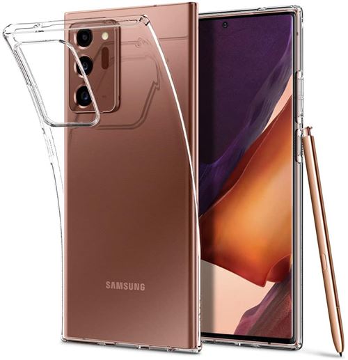 Housse de protection pour Samsung Galaxy Note20 Ultra 5G Silicone Transparent