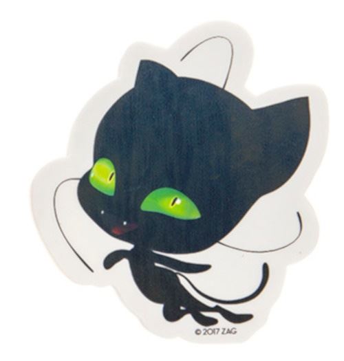 Kamparo gomme à effacer Cat Noir noir 6 x 6 cm