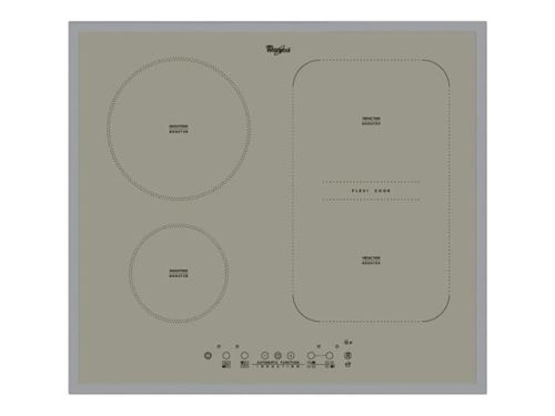 Whirlpool ACM 808/BA/S - Inductiekookplaat - 4 hobben - Niche - breedte: 56 cm - diepte: 49 cm - zilver