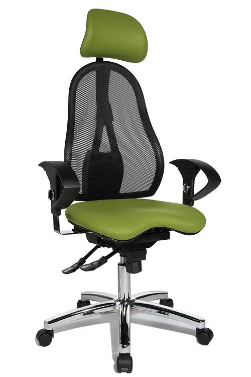 Chaise de bureau Sitness 45 avec accoudoirs réglables et repose-tête