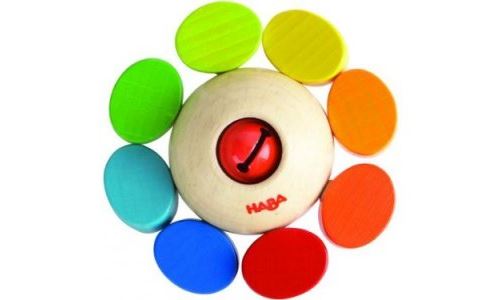 Hochet ronde des couleurs Haba