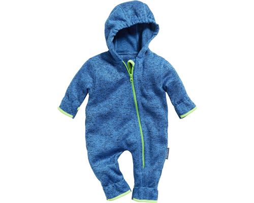 Playshoes pyjama bébé oneie en maille polaire bleu