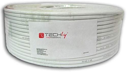 Techly ITP-C6U-FL-100 U/FTP (STP) Gris 100m Cat6 câble de réseau - Câbles de réseau (100 m, Cat6, U/FTP (STP), Gris)