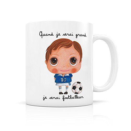 Mug « Quand je serai grand je serai footballeur »