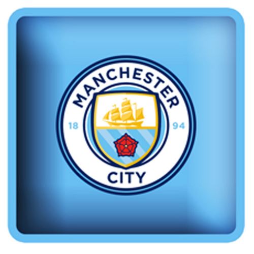 Manchester City FC - Coussin rectangulaire officiel (Taille Unique) (Bleu ciel) - UTSG11470