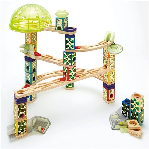Hape Circuit à billes pour enfants Space City E6017