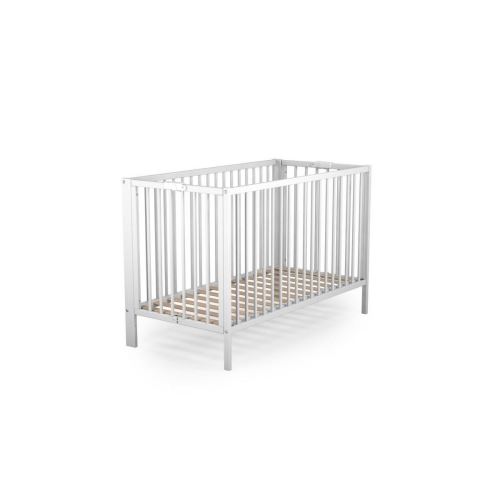 At4 Lit Bebe Pliant Laque Blanc 60x120 Cm Autres Decoration Et