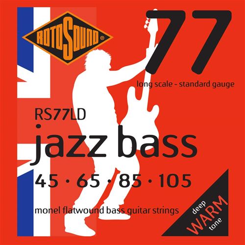 Rotosound Jazz bass RS77LD - jeu de cordes guitare basse