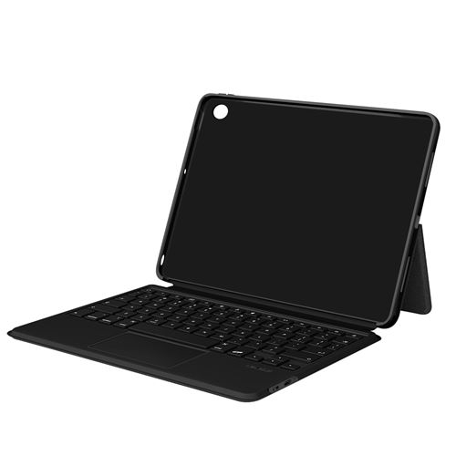 Clavier AZERTY Rétroéclairé Avec Coque Pour IPad 10.2" (2021/2020/2019) - 7 Couleurs, 3 Zones LED - Protection Incluse - 4