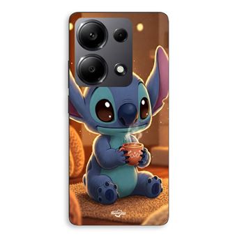 Coque Pour Xiaomi Redmi Note 13 Pro 4G Stitch mignon café Maniacase - 1