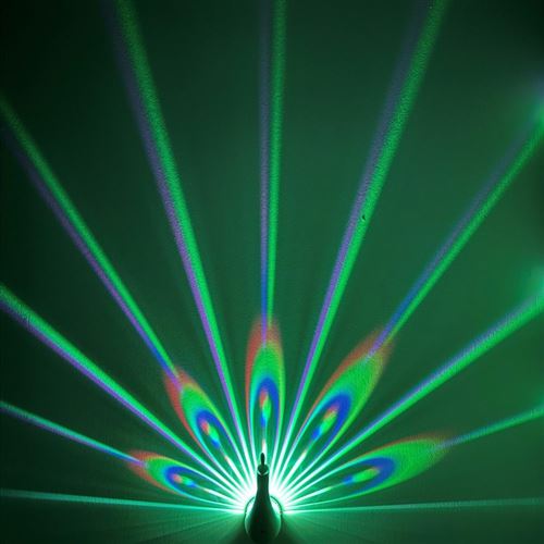Veilleuse Projecteur Paon Couleurs Changeantes Rechargeable USB