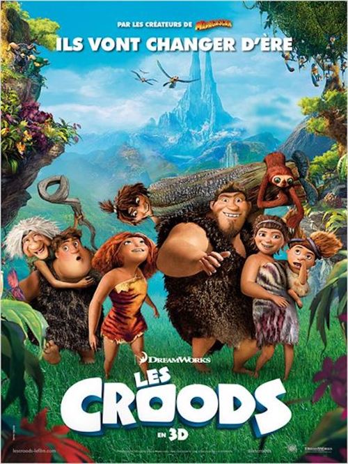 Les Croods - 2013 - Dreamworks - 120x160cm - Affiche de cinéma originale