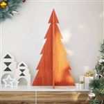 vidaXL Arbre de Noël en bois pour décoration 80 cm bois de pin massif858170