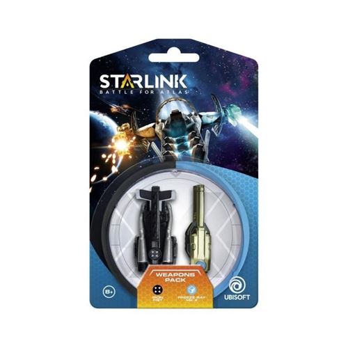 starlink pack d'armes iron fist + freeze ray toys