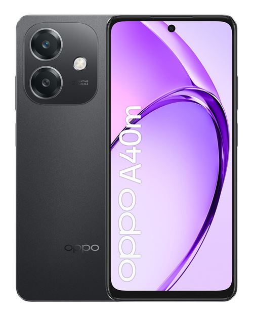 TIM OPPO A40M 16,9 cm (6.67 ) Double SIM Android 14 4G USB Type-C 8 Go 256 Go 5100 mAh Noir