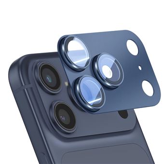 Protection Caméra pour iPhone 17 Pro Max PicturePerfect Cadre en Aluminium Panzer Glass Bleu - 1