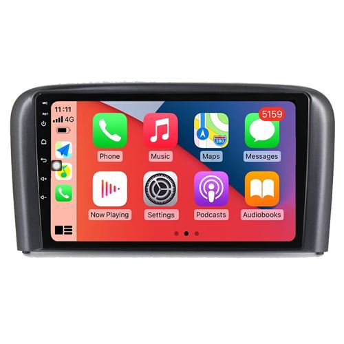 Autoradio Multimédia RoverOne CarPlay Android Auto DSP GPS pour Volvo S80 1996-2006