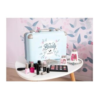 Smoby - My Beauty Vanity - Valise Beaute pour Enfant - Coiffure + Onglerie  + Maquillage - 13 Accessoires - Autre jeux d'imitation - Achat & prix