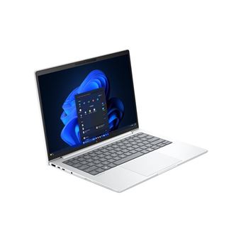 HP EliteBook 8 G1i Notebook AI - Conception de charnière à 174 degrés - Intel Core Ultra 7 - 255U / jusqu'à 5.2 GHz - Win 11 Pro - Intel Graphics - 16 Go RAM - 512 Go SSD NVMe - 14" IPS 1920 x 1200 - Wi-Fi 7, Bluetooth - aluminium argent glacier - cla