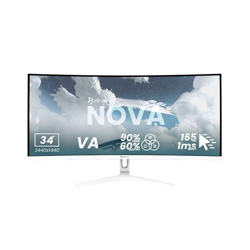 AROZZI  &Eacute;cran Gaming Nova 34&acute;&acute; Wqhd Va Led 165hz