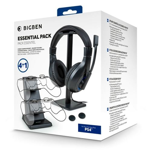 Nacon Noir Ps4pack1 Casque Avec Fil Arceau Gaming - Neuf - Image 2
