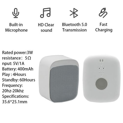 Mini haut-parleur Bluetooth sans fil pour téléphone portable, haut
