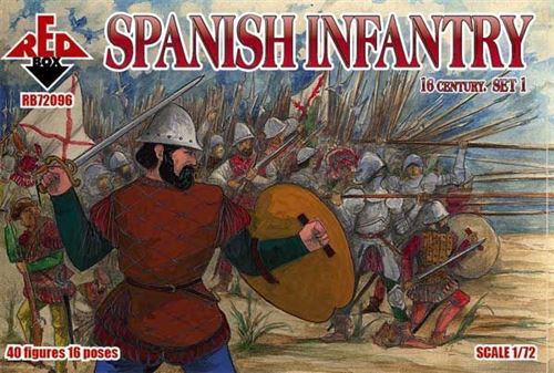 Spanish Infantry, 16th Century, Set 1 - 1:72e - Red Box