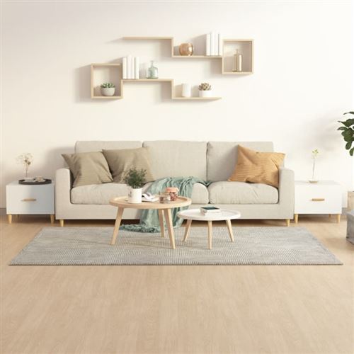 Vidaxl Blanc Tables Basses 2 Pcs - Image 3