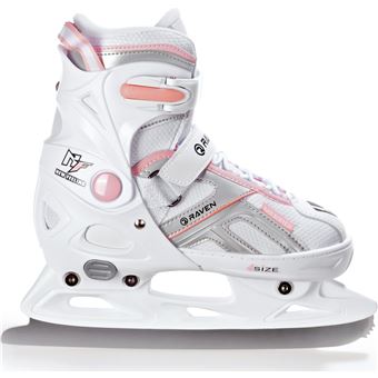 Roller en ligne Pulse blanc + patin à glace Adulte Enfant Mixte taille  ajustabl