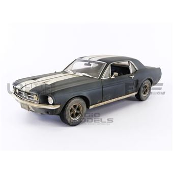 Miniature Ford Mustang 1967 1/18 Greenlight 1967 Coupe Rouge