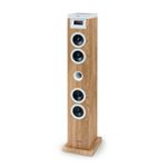 Tour De Son 100W Bois Avec Lecteur CD Bluetooth FM USB - Colonne Lumineuse Avec Télécommande